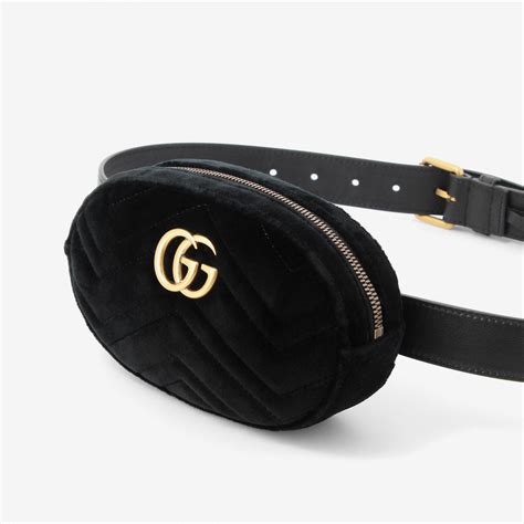 gucci belt bag black pink|Gucci belt bag 2 pouches.